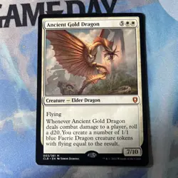 MTG / Ancient Gold Dragon / Nm & Never Played - Image 1