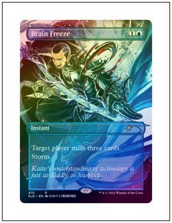 1x Brain Freeze, Foil, Secret Lair, Magic, MTG NM - Image 1