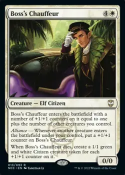 Boss's Chauffeur x1 NM Magic the Gathering 1x Commander Streets of New Capenna m - Image 1
