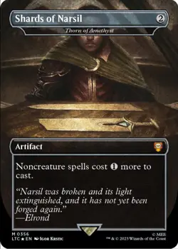 MTG Shards of Narsil Lord of the Rings Mythic Rare Artifact NM - Foil - Image 2