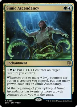 NM Simic Ascendancy, MTG, Bloomburrow Commander, Magic the Gathering, 260 - Image 1