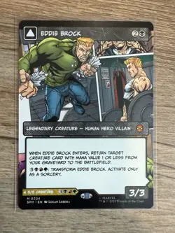 Eddie Brock (Borderless Non Foil) 224 (M) MTG Marvel's Spider-Man (SPM) - Image 1