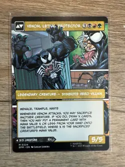 Eddie Brock (Borderless Non Foil) 224 (M) MTG Marvel's Spider-Man (SPM) - Image 2