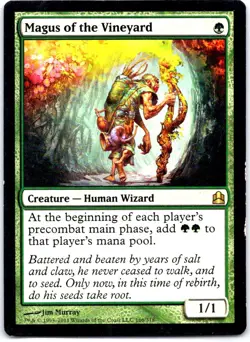 #166 Magus of the Vineyard MTG Commander Rare - Image 1