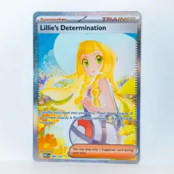 Pokemon TCG Lillie’s Determination Mega Evolution 184/132 SIR English NM 🔥 - Image 1