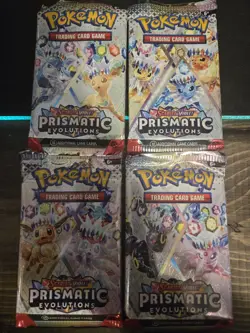 Pokemon TCG Scarlet & Violet Prismatic Evolutions Booster Packs New Sealed Lot 1 - Image 1