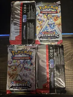 Pokemon TCG Scarlet & Violet Prismatic Evolutions Booster Packs New Sealed Lot 1 - Image 3