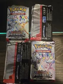 Pokemon TCG Scarlet & Violet Prismatic Evolutions Booster Packs New Sealed Lot 1 - Image 4