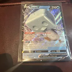EISCUE V STAMP REBEL CLASH POKEMON 2020 055/192 - Image 1