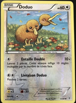Pokemon - Doduo - 55/83 - Reverse Holo - Generations - NM/M- NEW - Image 1