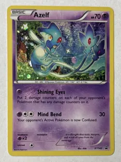 Pokemon TCG Azelf XY142 XY Black Star Promo Cosmos Holo #XY142 Ungraded - Image 1
