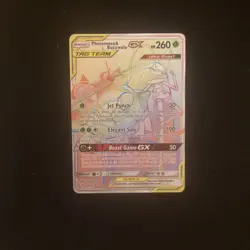 Pokemon: Unbroken Bonds Secret Rare Full Art: Pheromosa & Buzzwole GX 215/214 - Image 1