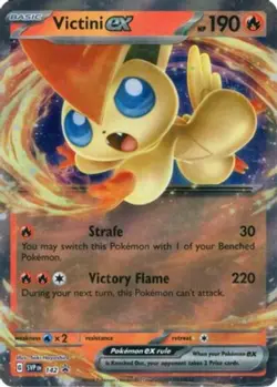 1x Victini ex - SVP142 - SVP Black Star Promos NM-Mint Pokemon SV Black Star Pro - Image 1