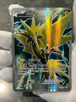 Pokemon TCG Zapdos 29/83 Generations Full Art Holo Ultra Rare MP - Image 3
