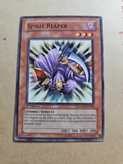 Yu-Gi-Oh! TCG Spirit Reaper Zombie World SDZW-EN009 1st Edition Common - Image 1