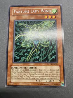 Yu-Gi-Oh! Fortune Lady Wind Rare Unlimited SOVR-EN009 HP - Image 1