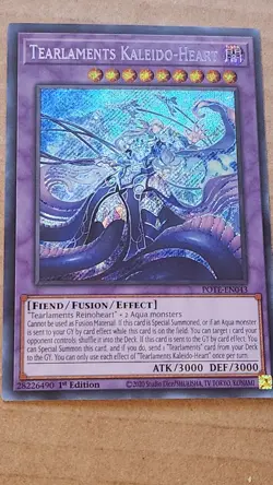 Yugioh! Tearlaments Kaleido-Heart - POTE-EN043 - Secret Rare - Unlimited Edition - Image 1