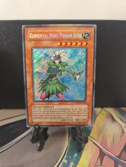 Yu-Gi-Oh Elemental Hero Poison Rose PP02-EN006 Secret Rare NM - Image 1