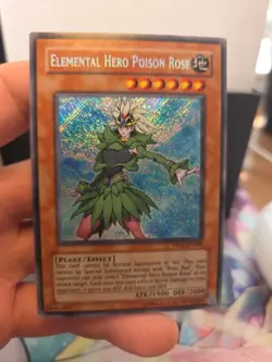 Yu-Gi-Oh Elemental Hero Poison Rose PP02-EN006 Secret Rare NM - Image 2