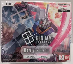 Gundam Card Game Newtype Rising GD01 Booster Box English Bandai Factory Sealed - Image 1