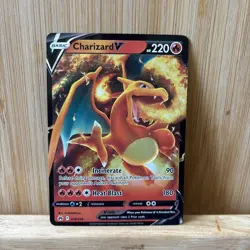Pokemon TCG Charizard v Crown Zenith Holo Ultra Rare Card 018/159 - Image 1