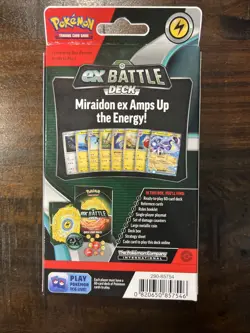 *SEALED* Pokemon TCG ex BATTLE DECK Miraidon 60-Card Deck - Image 3