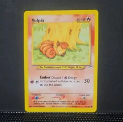 Vulpix 91/105 Neo Destiny - Common Pokemon Card - NM/Mint - Image 1