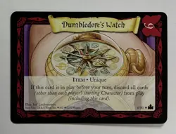 Harry Potter TCG Trading Card Game DUMBLEDORE'S WATCH Rare LP - Image 1