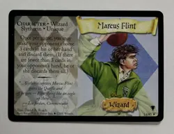Harry Potter Trading Card WOTC Marcus Flint #14/80 Rare TCG LP - Image 1