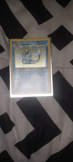 1999 Machamp 8/102, 1st Edition Holo Pokemon Card!, Great Condition And Vaporeon - Image 4