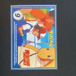 Magikarp 1999 Original 151 Pokemon Burger King PokeTrivia Trading Card #129 - Image 2