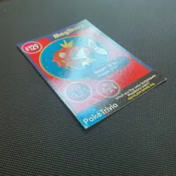 Magikarp 1999 Original 151 Pokemon Burger King PokeTrivia Trading Card #129 - Image 3