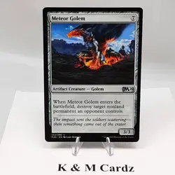 MTG - M20 - Meteor Golem - #232 - Lightly Played - Image 1