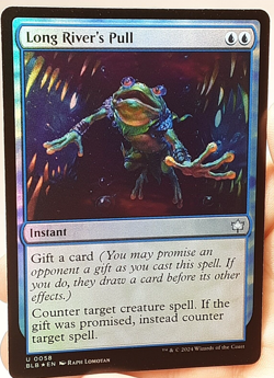 MTG - Bloomburrow - Long River's Pull - Foil - #0058 - Near Mint - Image 1