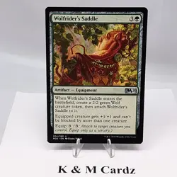 MTG - M20 - Wolfrider's Saddle - #204 - Lightly Played - Image 1