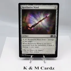 MTG - M20 - Retributive Wand - #236 - Lightly Played - Image 1