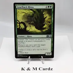 MTG - M20 - Gnarlback Rhino - #300 - Near Mint - Image 1
