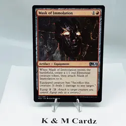 MTG - M20 - Mask of Immolation - #151 - Lightly Played - Image 1