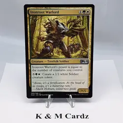 MTG - M20 - Ironroot Warlord - #209 - Near Mint - Image 1
