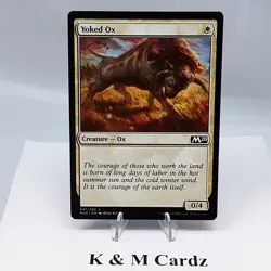 MTG - M20 - Yoked Ox - #041 - Lightly Played - Image 1