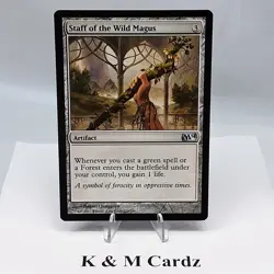 MTG - M14 - Staff of the Wild Magus - #223 - Lightly Played - Image 1