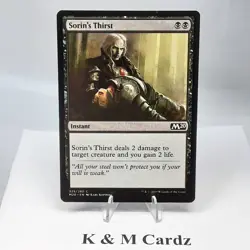 MTG - M20 - Sorin's Thirst - #325 - Lightly Played - Image 1