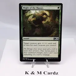 MTG - M20 - Might of the Masses - #182 - Near Mint - Image 1