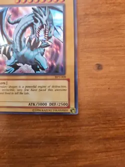Blue-Eyes White Dragon BPT-009 Yugioh - Image 2
