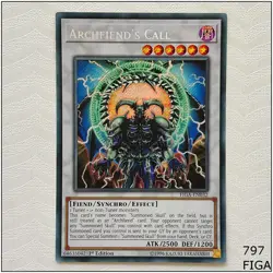 Archfiend's Call - FIGA-EN032 - Secret Rare 1st Edition Yugioh - Image 1