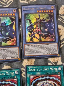 Illusion of Chaos x3 Ultra Rare + Secrets of Dark Magic x3 Yugioh - Image 4