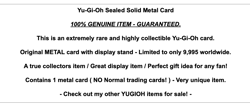 Yu-Gi-Oh Kuriboh SEALED Limited Edition Collectors Card Pack Mrd 1st Rare YuGiOh - Image 2