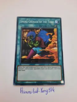 Yugioh - Smoke Grenade Of The Thief OP14-EN009 Unlimited Super Rare - Image 1