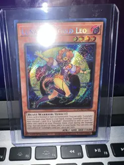 Yugioh Lunalight Gold Leo DUAD-EN005 Secret Rare 1st Edition - Image 1