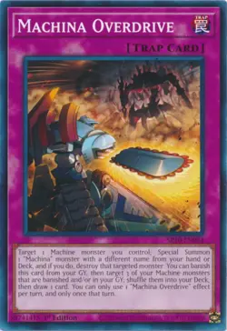 Machina Overdrive - SR10-EN034 - Common - 1st Edition NM Yugioh Structure Deck: - Image 1